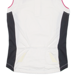 Cycling Womens Jersey Pink Sleeveless 1/2 Zip M