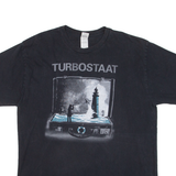GILDAN Turbostaat Mens T-Shirt Black XL
