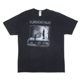 GILDAN Turbostaat Mens T-Shirt Black XL