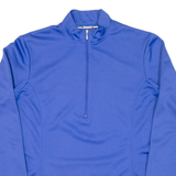Cycling Womens Jersey Purple Long Sleeve 1/2 Zip M