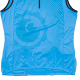 GONSO Cycling Mens Jersey Blue Sleeveless 1/4 Zip XL
