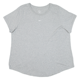 NIKE Womens T-Shirt Grey XL