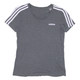 ADIDAS Womens T-Shirt Grey XS
