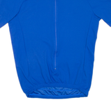Cycling Mens Jersey Blue 1/2 Zip M