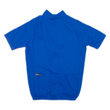Cycling Mens Jersey Blue 1/2 Zip M