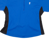 Cycling Womens Jersey Blue 1/2 Zip 2XL