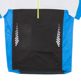 CRANE Cycling Mens Jersey Blue 1/2 Zip XL
