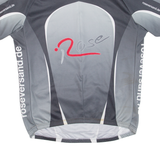 Cycling Mens Jersey Grey 1/2 Zip L