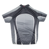 Cycling Mens Jersey Grey 1/2 Zip L
