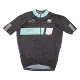 Cycling Mens Jersey Black Full Zip L