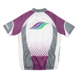 Cycling Womens Jersey Purple Full Zip L