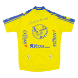 Cycling Mens Jersey Yellow 1/4 Zip L