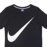 NIKE Womens T-Shirt Black XS