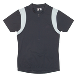 ADIDAS Cycling Mens Jersey Grey 1/2 Zip M