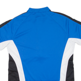 STOKE Cycling Mens Jersey Blue 1/2 Zip L