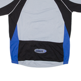 Cycling Mens Jersey Grey 1/4 Zip L