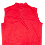SPORTFUL Cycling Mens Jersey Red Sleeveless 1/4 Zip XL