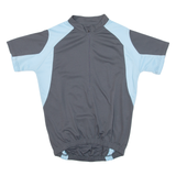 Cycling Mens Jersey Grey 1/2 Zip L