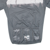 Cycling Mens Jersey Grey 1/4 Zip L