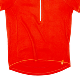 Cycling Mens Jersey Orange 1/2 Zip L