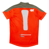 Cycling Mens Jersey Orange 1/2 Zip L