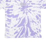 PULL&BEAR Mens Tie Dye T-Shirt Purple L