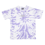 PULL&BEAR Mens Tie Dye T-Shirt Purple L