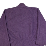 Womens Fleece Jacket Purple L