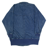 BRITANNIA Womens Denim Jacket Blue 90s L