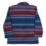 BONJOUR Shacket Womens Blazer Jacket Blue 90s Striped M