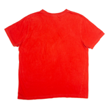 PUMA Mens T-Shirt Red Crew Neck M