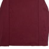 LANDS END Relaxed Fit Mens T-Shirt Maroon Long Sleeve V-Neck S