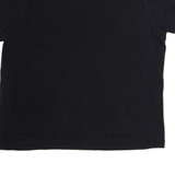 CHAMPION Womens T-Shirt Black Crew Neck S