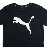 PUMA Womens T-Shirt Beige Crew Neck S