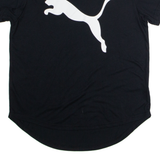 PUMA Womens T-Shirt Beige Crew Neck S