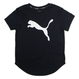 PUMA Womens T-Shirt Beige Crew Neck S