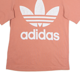 ADIDAS ORIGINALS Mens T-Shirt Pink Crew Neck S