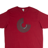 BENCH Sound Of The City Mens T-Shirt Red Crew Neck 2XL