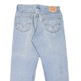 LEVI'S 505 Jeans Mens Blue Regular Straight Stone Wash W32 L29