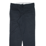 DICKIES Workwear Mens Trousers Black Slim Tapered W30 L30