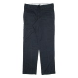 DICKIES Workwear Mens Trousers Black Slim Tapered W30 L30