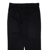 DICKIES Workwear Mens Trousers Black Regular Straight W40 L28