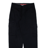 DICKIES Cargo Workwear Mens Trousers Black Regular Straight W30 L30