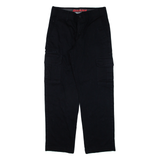 DICKIES Cargo Workwear Mens Trousers Black Regular Straight W30 L30