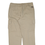 DICKIES Cargo Workwear Mens Trousers Beige Regular Straight W36 L32