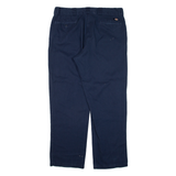 DICKIES 874 Workwear Mens Trousers Blue Regular Straight W38 L32
