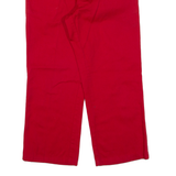 DICKIES Workwear Womens Trousers Red Regular Straight W29 L22