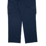 DICKIES Cargo Workwear Mens Trousers Blue Regular Straight W32 L30