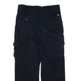DICKIES Cargo Workwear Mens Trousers Black Regular Straight W32 L30