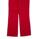 DICKIES Womens Trousers Red Regular Bootcut W30 L31
